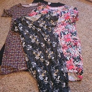 Lot of 4 Lularoe Julia dresses Clearance sale